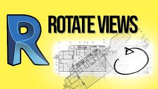 Revit - How to Rotate a View in Revit - Rotate View Orientation, Tags, Grids, Labels on a Floor Plan