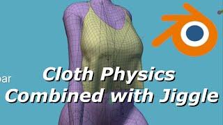 [Blender] Making Cloth interaction with Body Physics Tutorial