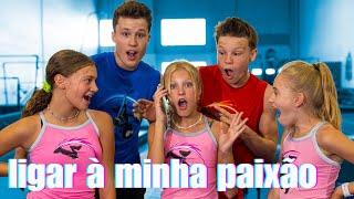 MENINOS vs MENINAS! Os meninos provam a ginástica das meninas! Ninja Kidz TV Português