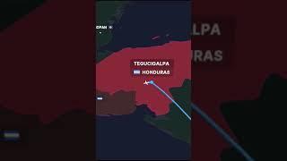 Distance between capital cities in Central America Region by airways - LATAM 1 #latam