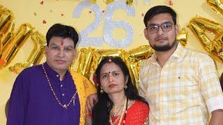 Happy moments of 26th wedding anniversary  Abhishek Dubey