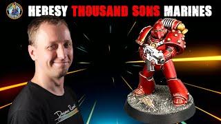 How to paint Heresy era Thousand Sons Space Marines for Warhammer | Duncan Rhodes