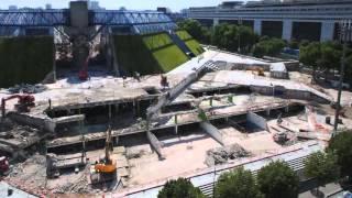 Timelapse rénovation AccorHotels Arena - oct 2015