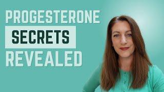 2 Secrets to increasing Progesterone.