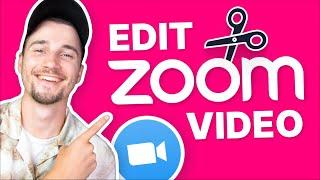 How to Edit a Zoom Video Recording | Trim, Subtitles, Crop
