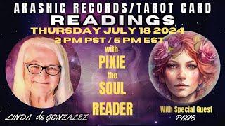 LIVE AKASHIC READINGS WITH PIXIE THE SOUL READER