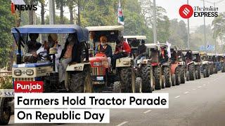 Farmers Hold Tractor Parade Across Punjab On The Republic Day