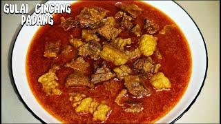 RESEP GULAI CINCANG PADANG SUPER ENAK | MIRIP BANGET GULAI CINCANG RUMAH MAKAN PADANG #gulaipadang