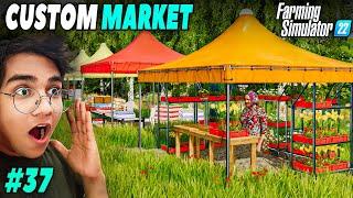 I Build A Custom Product Selling Market | Farming Simulator 22 Gameplay Hindi