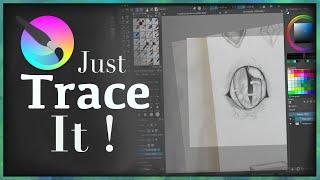 How to Trace using Krita