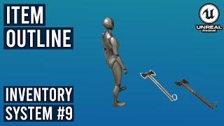 Item outline effect in Unreal Engine 5.3 - Inventory System #9 #ue5