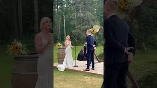 Bride Raps Her Wedding Vows