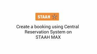 Create a booking using Central Reservation System