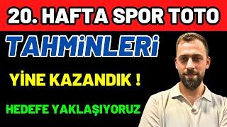 TEBRİKLER!! 20. Hafta Spor Toto Tahminleri | altınanalizler tv