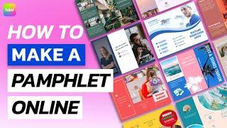 How to Make a Pamphlet Online