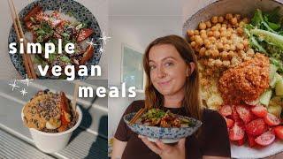 what I eat in a few days - as a vegan of 9 years! (easy meal ideas) 