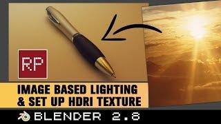 Blender 2.8: Image Based Lighting & Set up HDRI Environment Texture