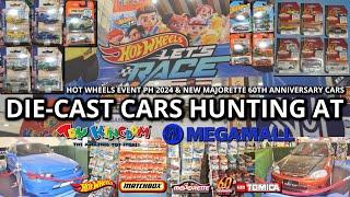 Hot Wheels Event PH 2024 & Majorette 60th Anniversary Cars | Die-cast Cars Hunting at SM Megamall PH