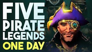We Made 5 PIRATE LEGENDS in 1 Day!