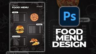 Design Amazing Restaurant Menu in Adobe Photoshop