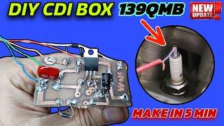 139qmb Custom CDI box for maximum spark power, (easy in 5 min)