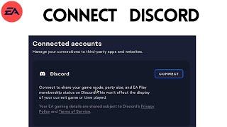 How to Connect Discord with EA App on mac