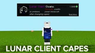 LUNAR CLIENT CAPES FOR MCPE FREE  #minecraft