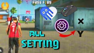 BEST SETTINGS FOR FREE FIRE PHOENIX OS - SOLVE PROBLEMS AND REDUCE LAG ( HUD + SENSITIVITY ) #tamil