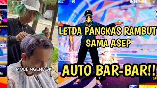 LETDA HYPER PANGKAS RAMBUT SAMA ASEP, AUTO BAR-BAR!!!