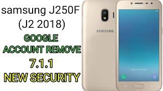 samsung j2 2018  (j250F) Frp bypass 7.1.1 without any box easy step