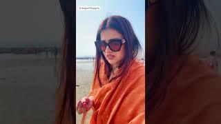 astrologer nidhi chaudhary mahakumbh today's viral reel #newsanchor #viral #hot #clips #viralshort