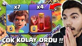 ORMAN BİNİCİSİ EN GÜÇLÜ HALİ !! Çok Kolay Ordu !! - Clash Of Clans