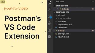 Postman's VS Code Extension