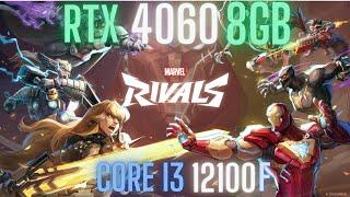 RTX 4060 + I3 12100F : Marvel Rivals - RTX 4060 Gaming