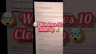  Windows 10 Cleanup: Delete Temporary Files for a Speed Boost! #shorts #windowstips #youtubeshorts