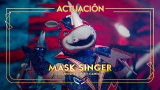 El Rinoceronte canta 'Sera perche ti amo' | Mask Singer: Adivina quién canta