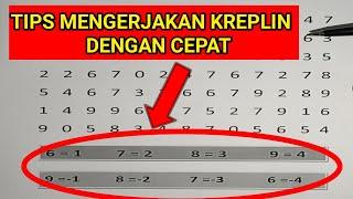 Tes Kreplin ( Tips Mengerjakan Tes Kreplin Dengan Cepat )