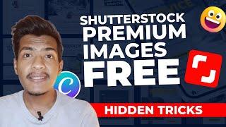 canva tutorial :  How to download premium images for free | shutterstock  | canva hidden features