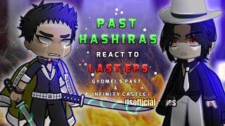 Past Hashiras react to EXPLOSTION & gyomei's past | gacha club | Demon slayer react | KNY react