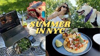 Summer in NYC  (shopping, Central Park, + lunch dates!)