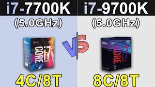 i7-7700K Vs. i7-9700K | 1080p and 1440p | New Games Benchmarks