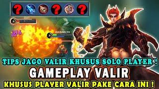 CARA MAIN VALIR TERBARUBUILD EMBLEM DAN ITEM VALIR TERSAKITTUTORIAL GAMEPLAY VALIR- MOBILE LEGENDS