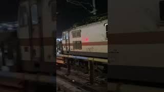 WAP7 Going to rest after 24 hr run  beast #train #bhopalexpress #travelvlog #railway #wap7 #speed