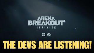 HUGE NEWS for Free to Play Players - Arena Breakout Infinite Dev Update!