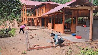 How to build a new life, renovate and upgrade the front garden with bricks and cement