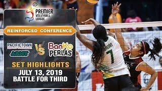 Battle for Third: BanKo Perlas vs. PacificTown Army | Set 2 Highlights - July 13, 2019 | #PVL2019