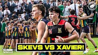 Xavier v St Kevin’s CRAZY private school rivalry game!! | APS Full Highlights