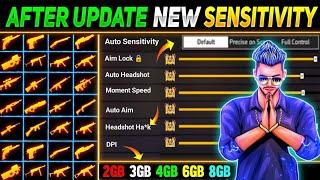 All Gun Headshot Sensitivity Setting After New OB44 Update | Free Fire Max Auto Headshot Sensitivity