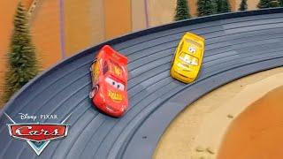 Lightning McQueen's Epic Showdown with Billy Oilchanger | Pixar Cars