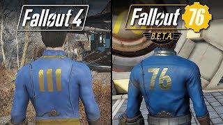 Fallout 76 (BETA) vs Fallout 4 | Direct Comparison